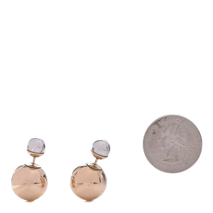 Christian Dior Mise En Dior Tribal Earrings Gold Silver 2 of 4