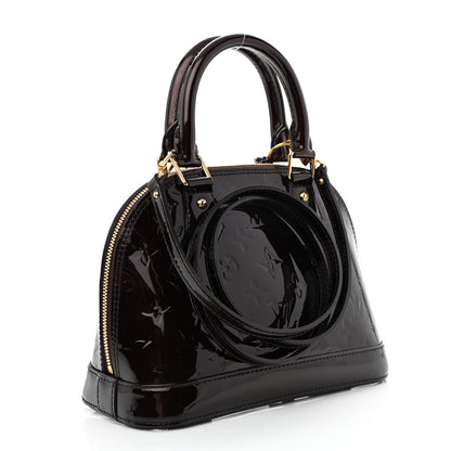 Louis Vuitton Vernis Alma BB Amarante 3 of 10