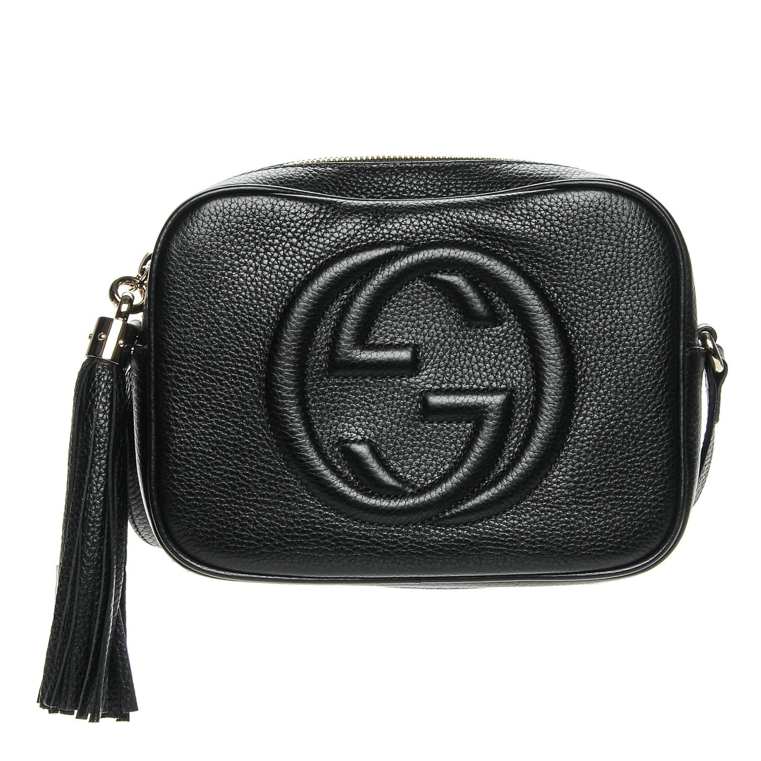 Gucci Pebbled Calfskin Small Soho Disco Bag Black 1 of 8