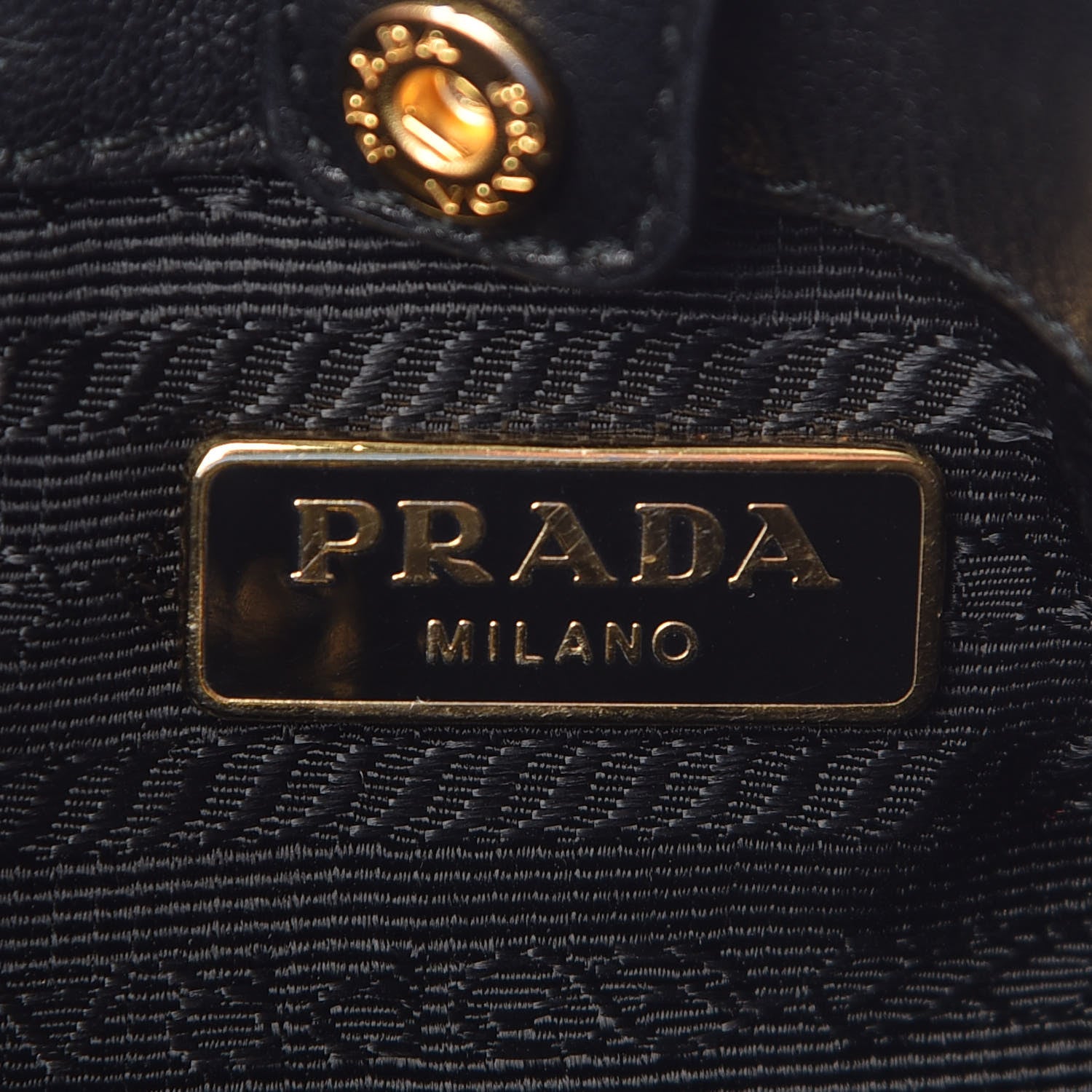 Prada Nappa Gaufre Mini Crossbody Bag Black 6 of 7