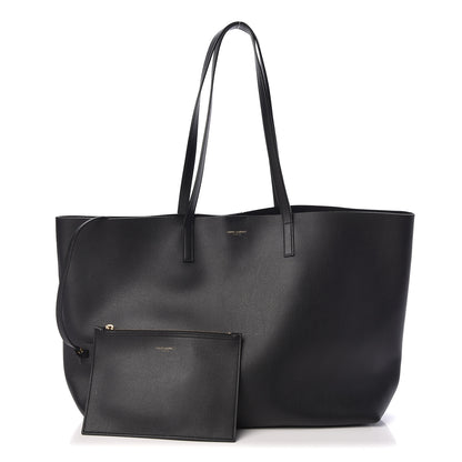 Saint Laurent Calfskin Large Shopping Tote Black 1 of 13