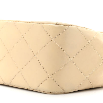 Chanel Lambskin Quilted Small Single Flap Beige 9 of 17