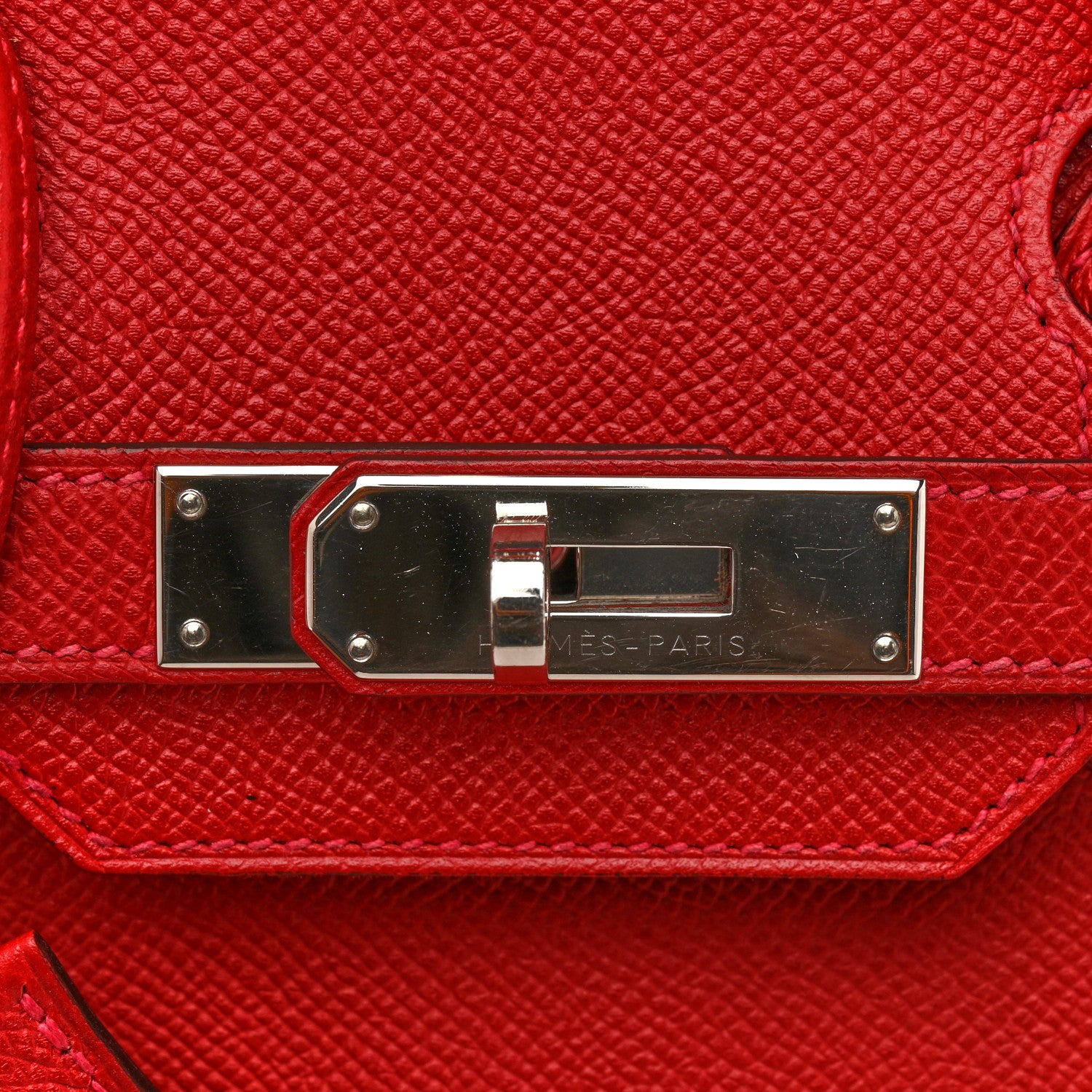 Hermes Epsom Birkin 30 Rouge Casaque 15 of 15