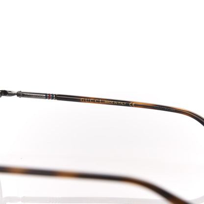 Gucci Acetate Aviator Sunglasses GG0388S Silver Tortoise 5 of 8