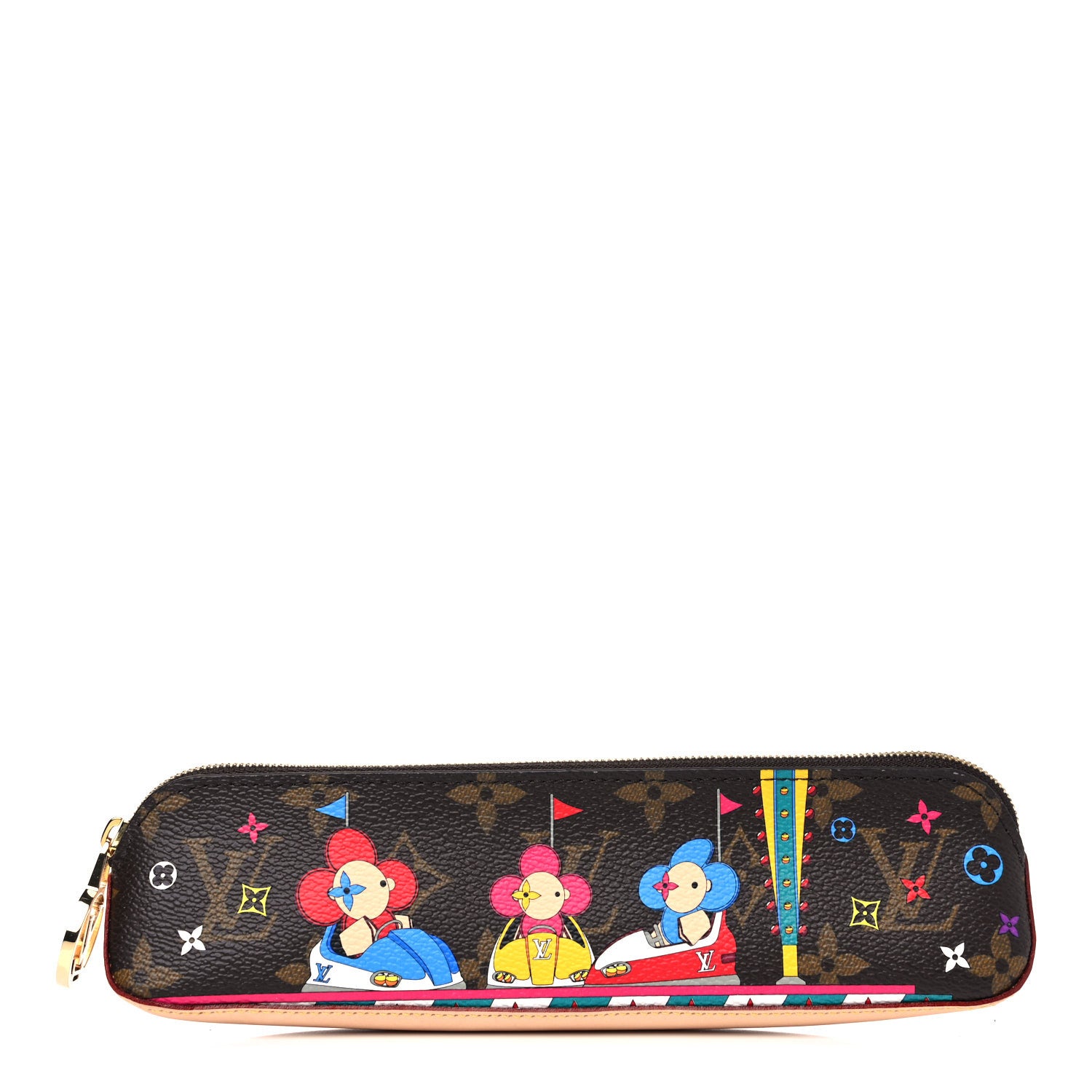 Louis Vuitton Monogram 2020 Christmas Animation Elizabeth Pencil Pouch Coquelicot 1 of 7