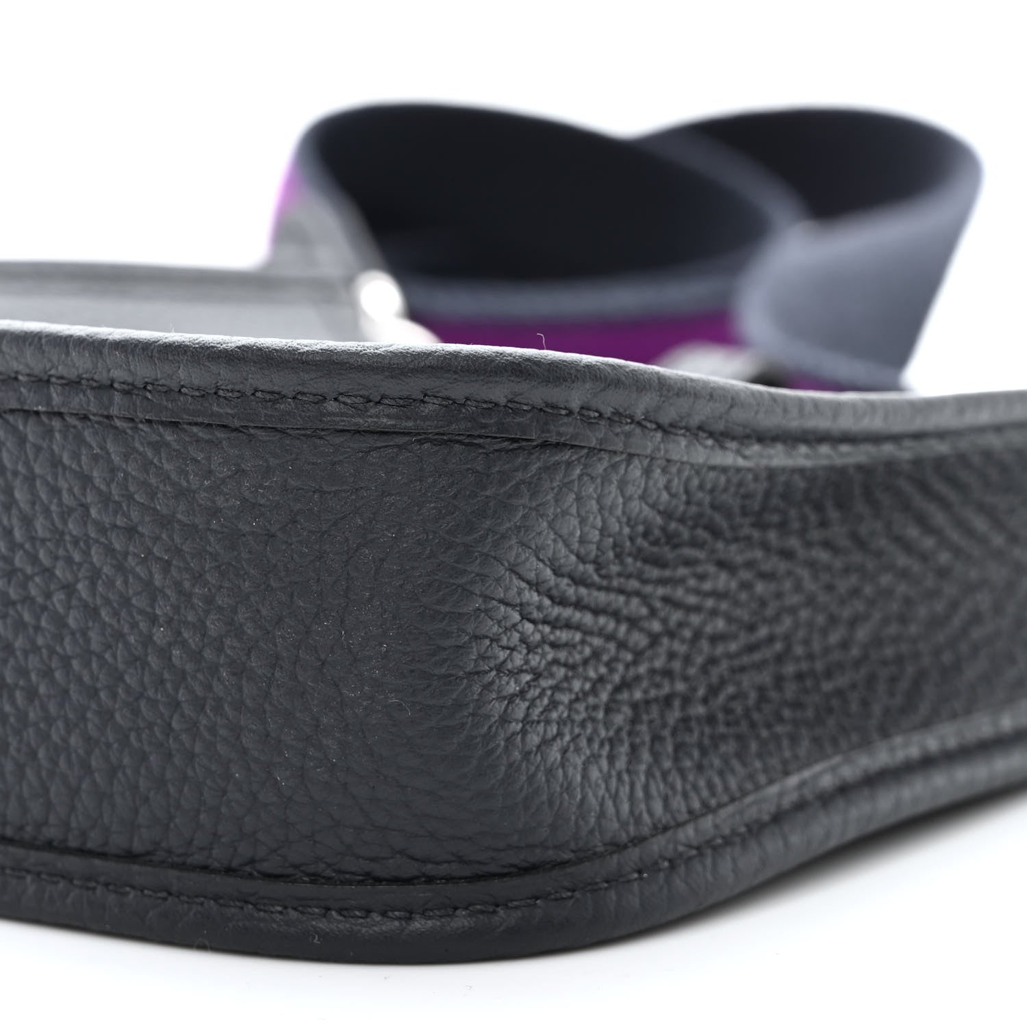 Hermes Taurillon Clemence Amazone Evelyne TPM Bleu Obscur Ultraviolet 10 of 10