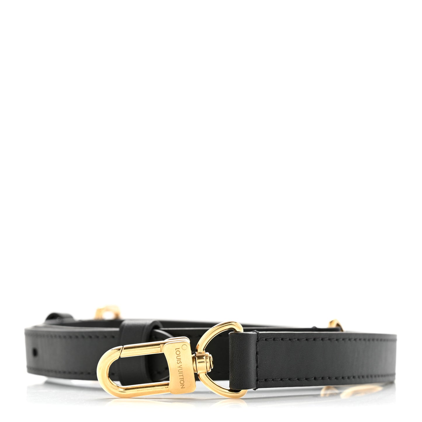 Calfskin 18mm Adjustable Shoulder Strap Black