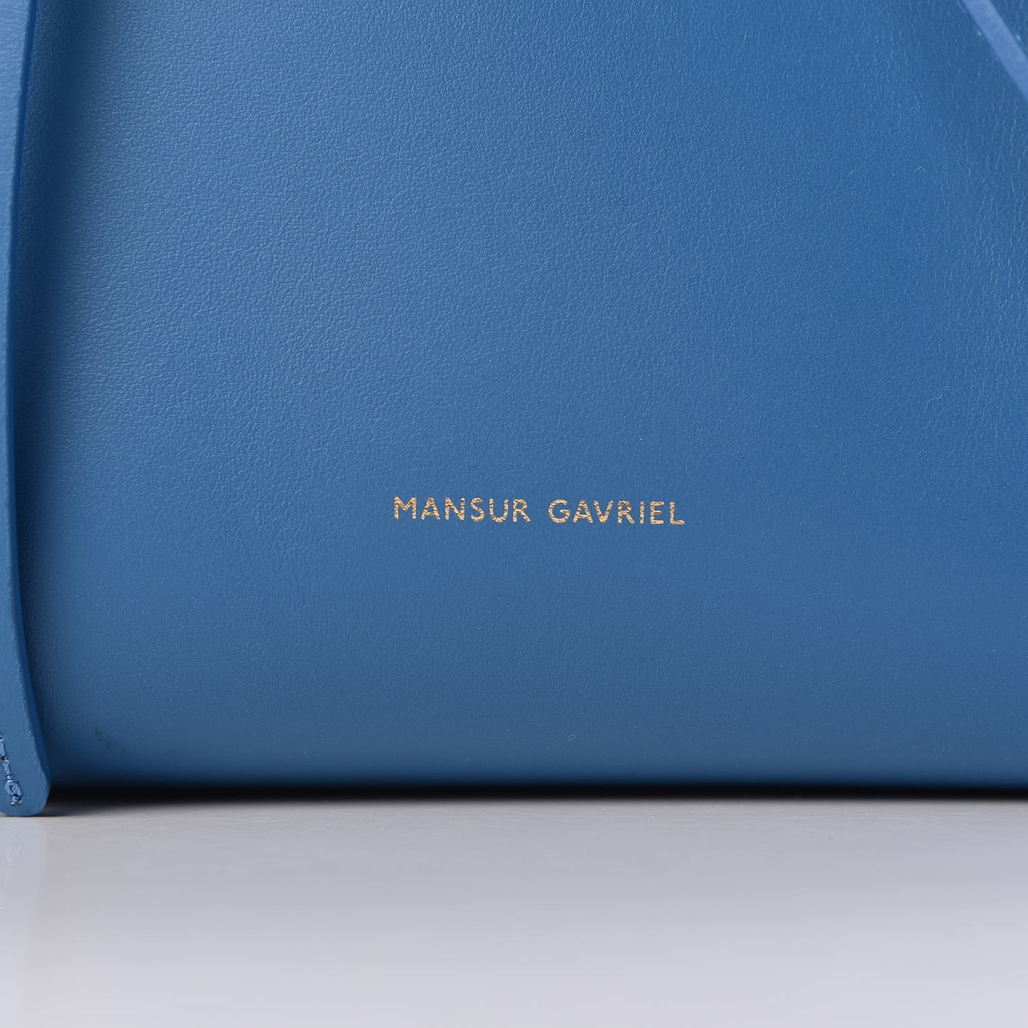 Calfskin Mini Bucket Bag Sea Blue