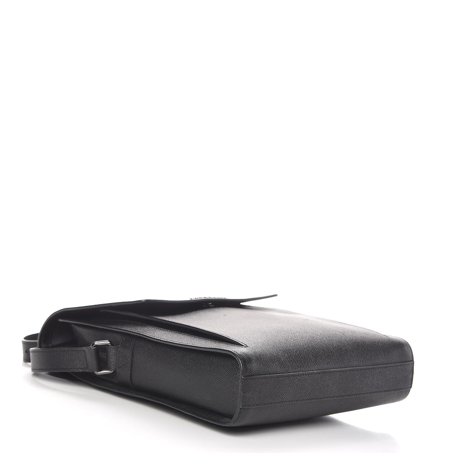 Calfskin Messenger Bag Black