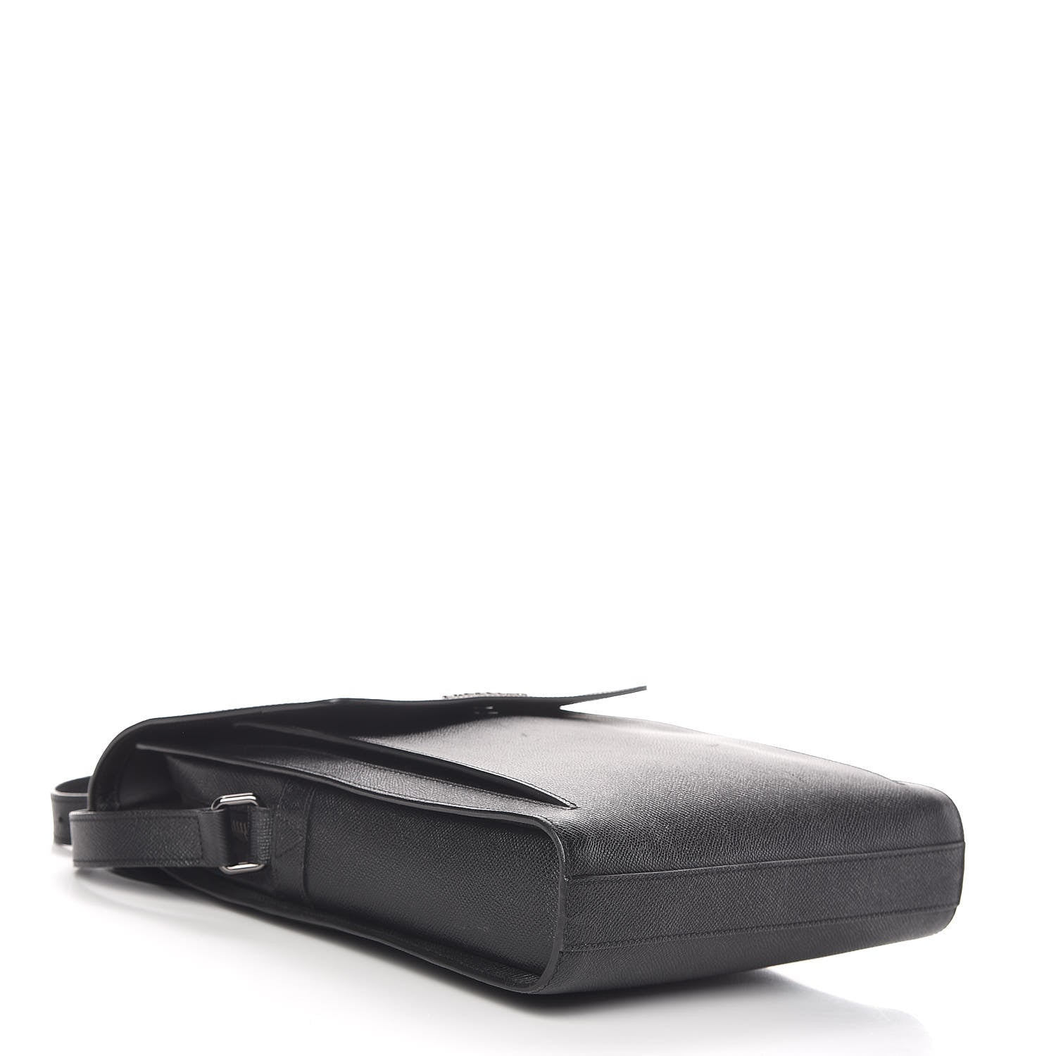 Burberry Calfskin Messenger Bag Black 4 of 10