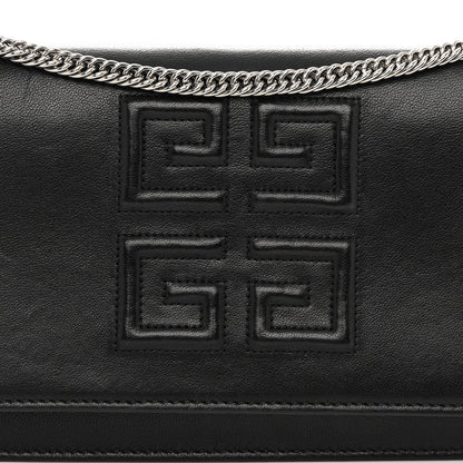Givenchy Lambskin Emblem Chain Wallet Black 7 of 10