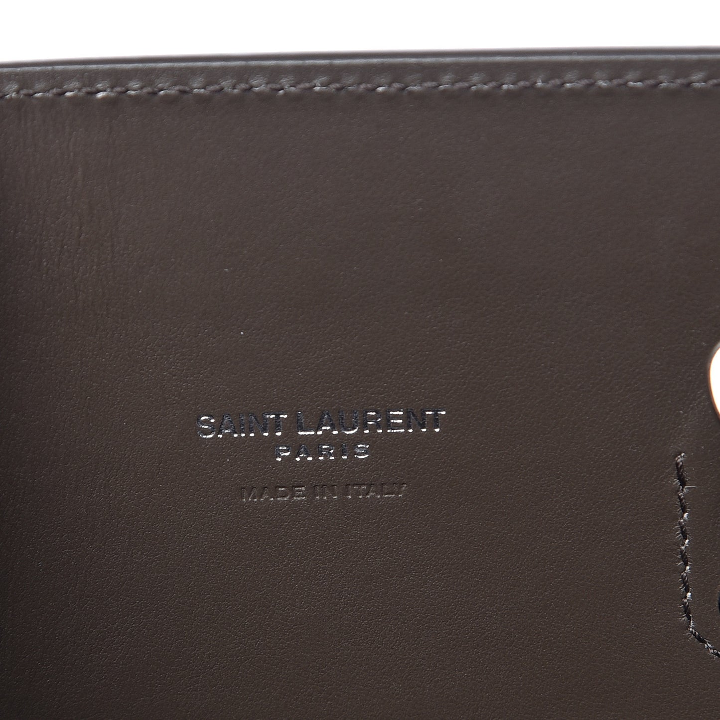 Calfskin Crocodile Embossed Baby Sac De Jour Dark Brown
