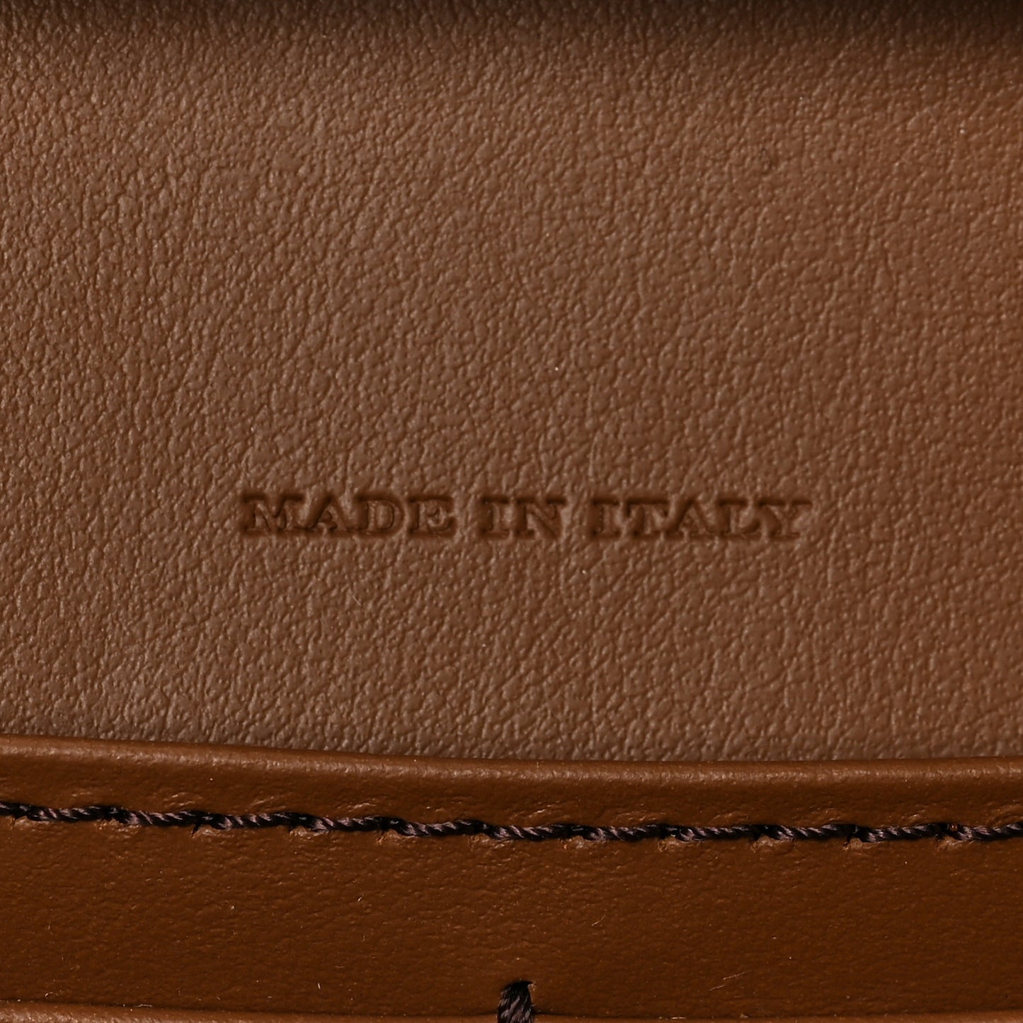 Grained Calfskin House Check Tartan Mix Hampshire Wallet On Chain Tan