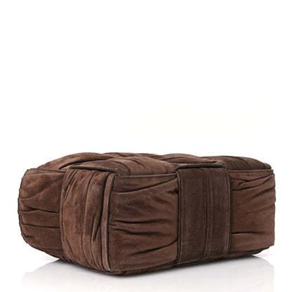 Bottega Veneta Suede Foulard Intrecciato Small Arco Tote Brownie 5 of 12