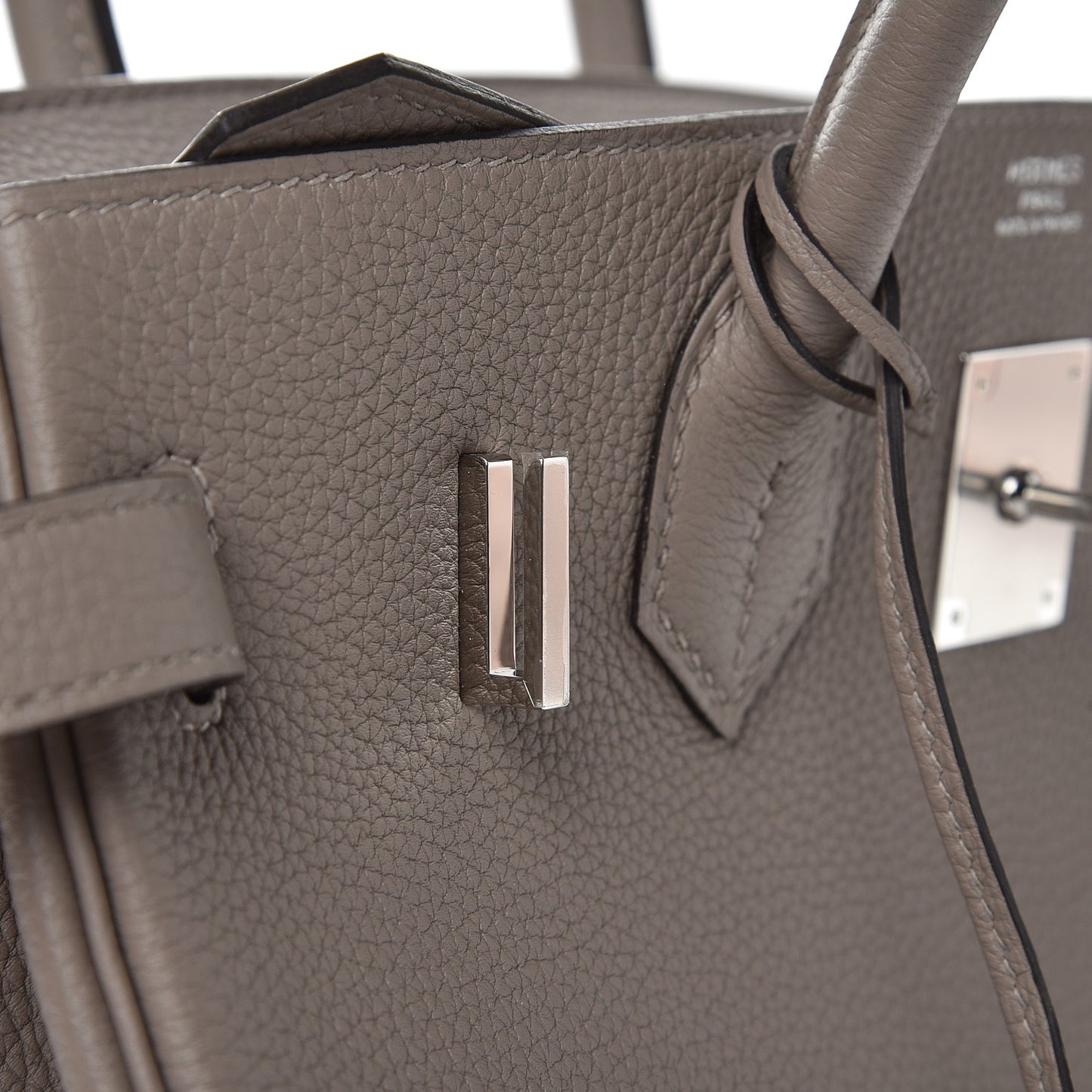Togo Birkin 30 Gris Asphalte