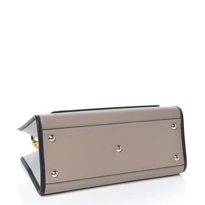 Fendi Vitello Century F is Fendi Small Runaway Satchel Tortora Soap Grigio Perla Burro Black 4 of 9