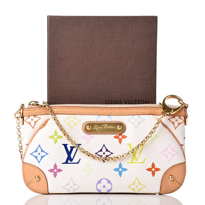 Louis Vuitton Monogram Multicolor Pochette Milla MM White 10 of 10