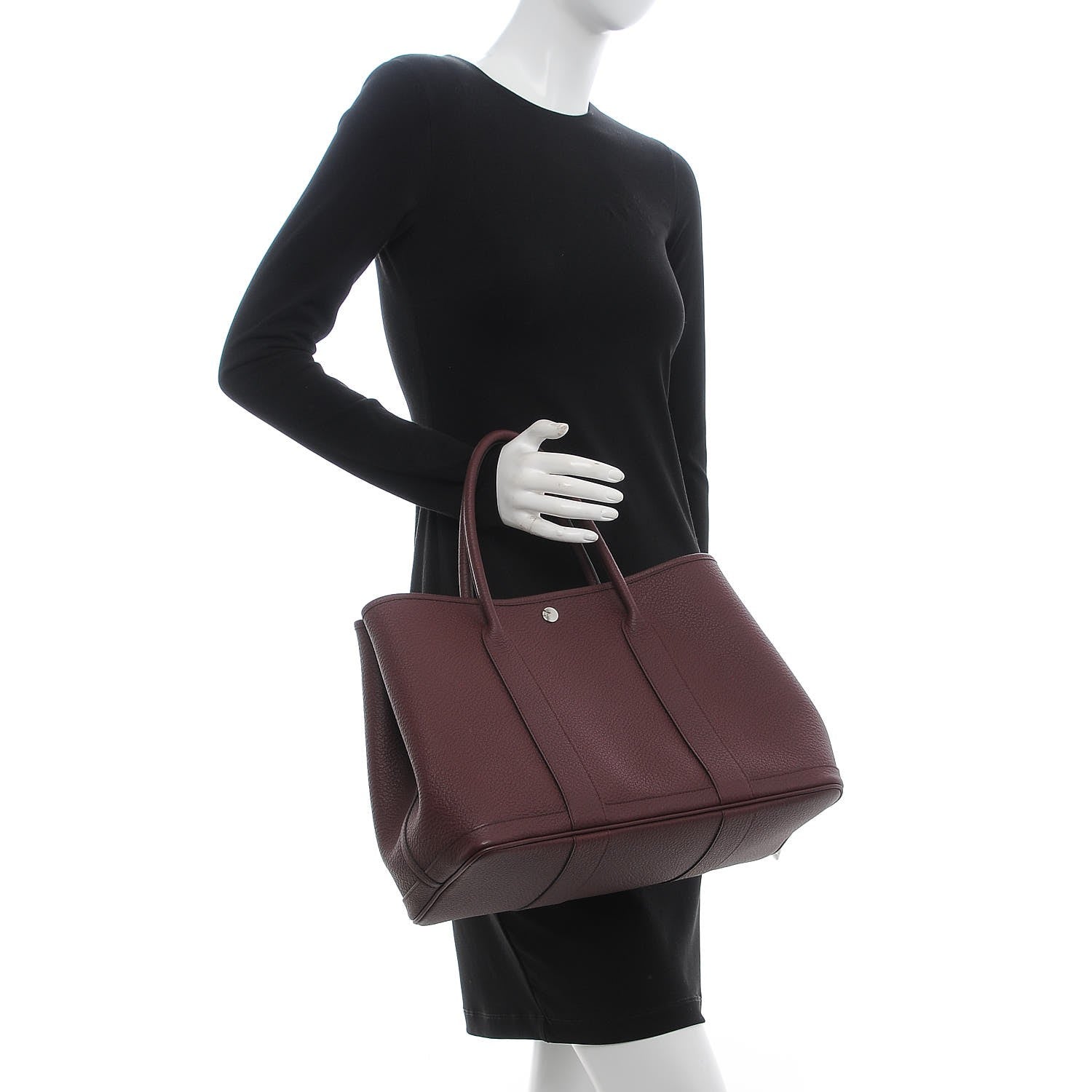 Hermes Negonda Garden Party 36 MM Bordeaux 2 of 8