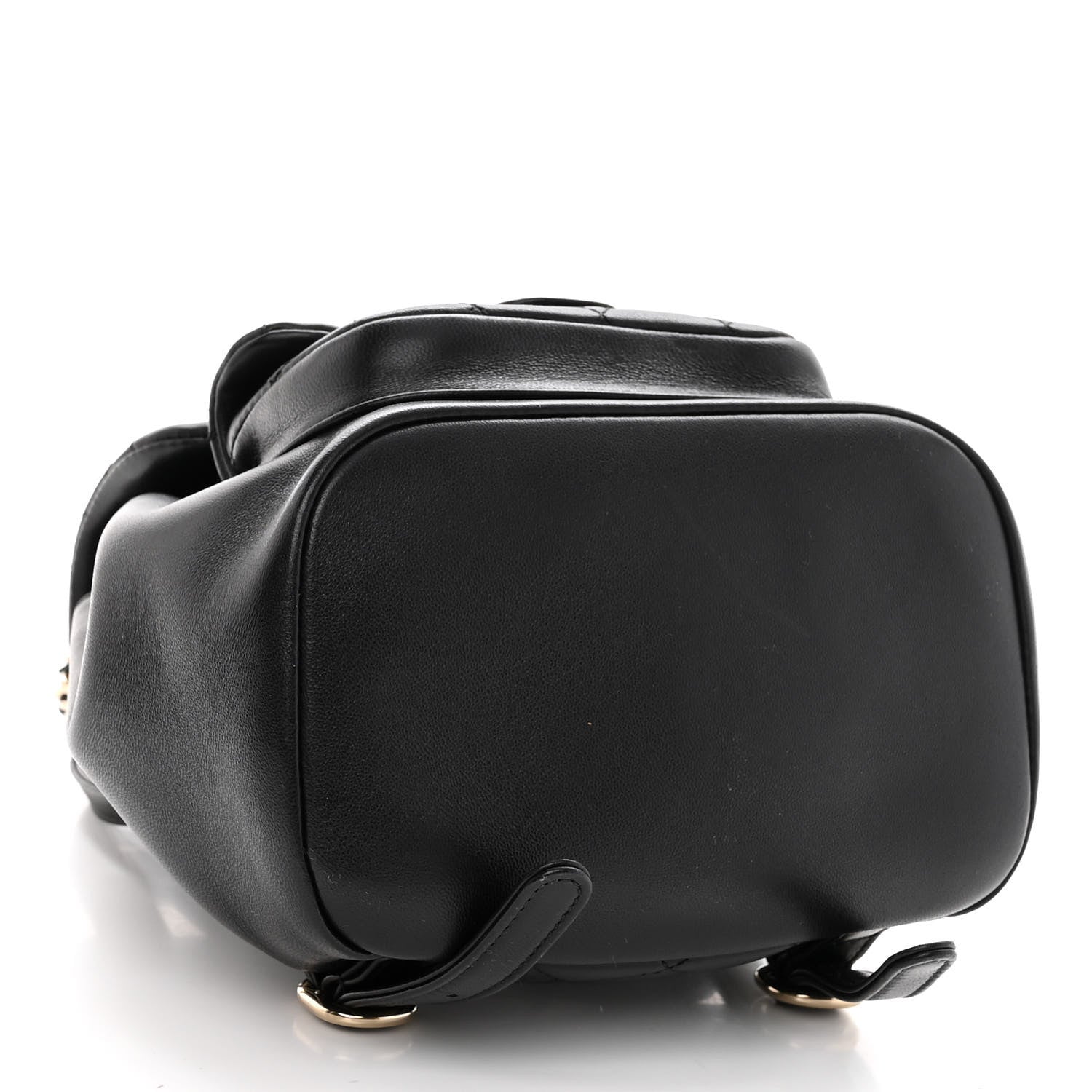 Chanel Lambskin Quilted Small Duma Drawstring Backpack Black 4 of 10