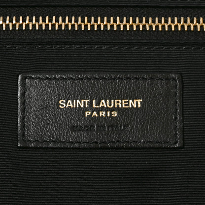 Saint Laurent Lambskin Quilted Maxi Icare Shopping Tote Black 6 of 10