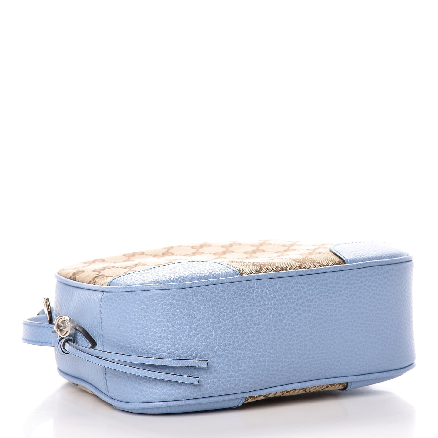 Monogram Mini Bree Messenger Bag Beige Mineral Blue