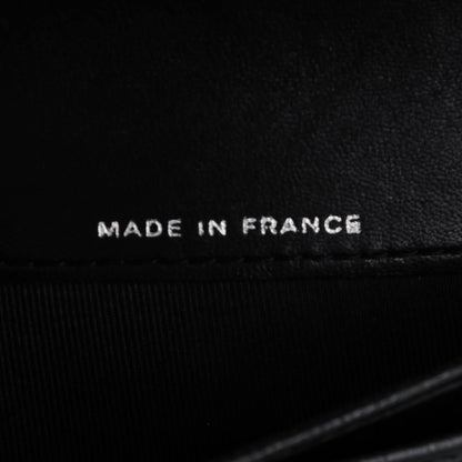 Chanel Lambskin Quilted Large Flap Wallet Black 7 of 8