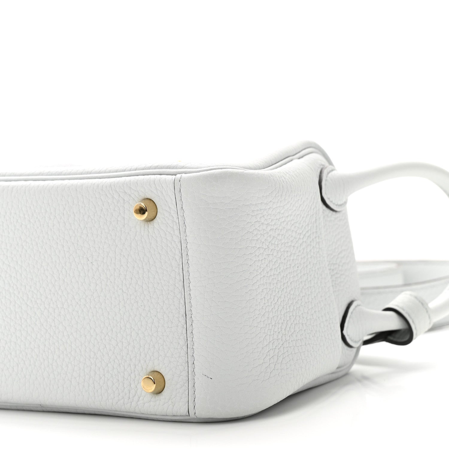 Hermes Taurillon Clemence Mini Lindy 20 Bleu Pale 10 of 11