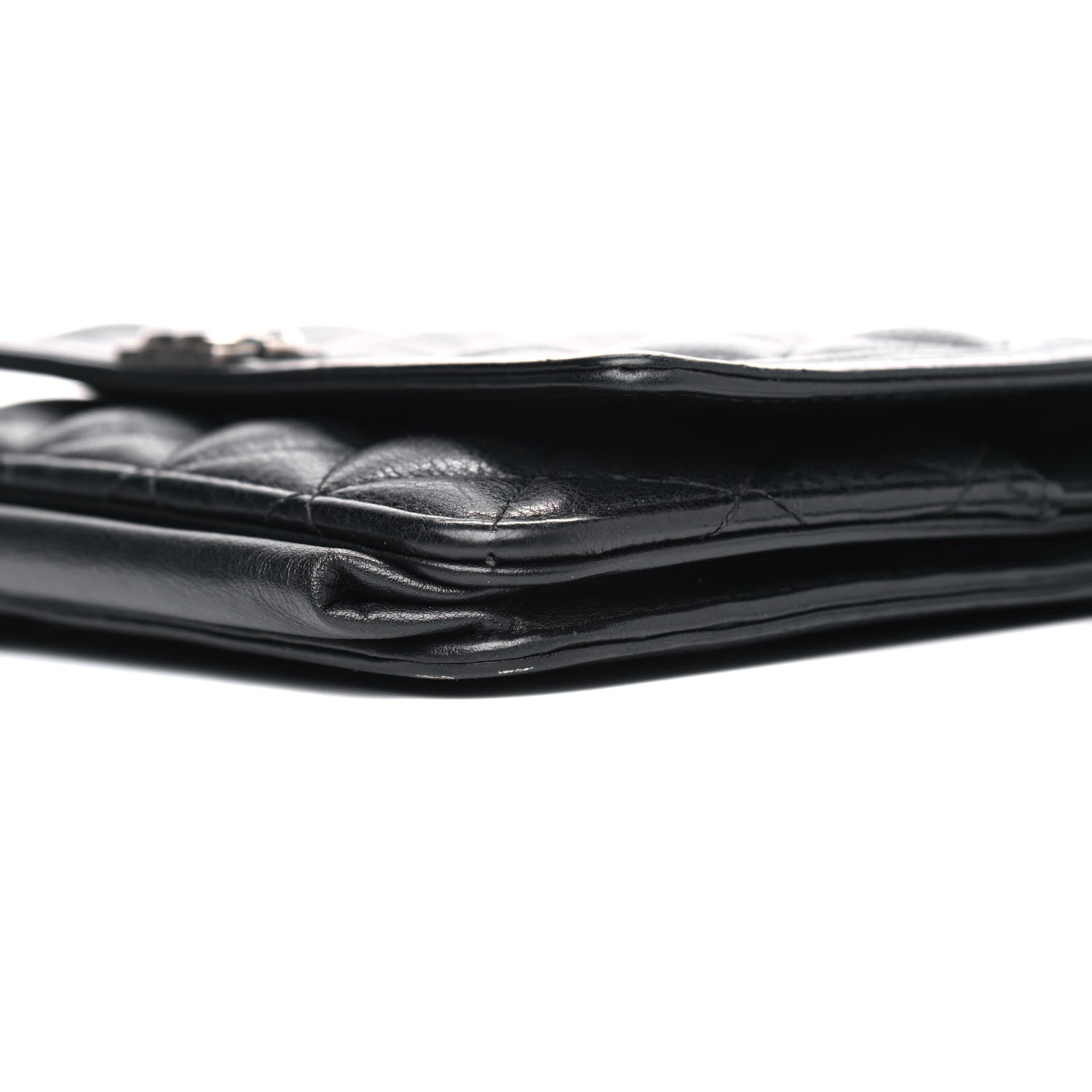 Chanel Caviar Quilted Boy Wallet On Chain WOC Black 7 of 8