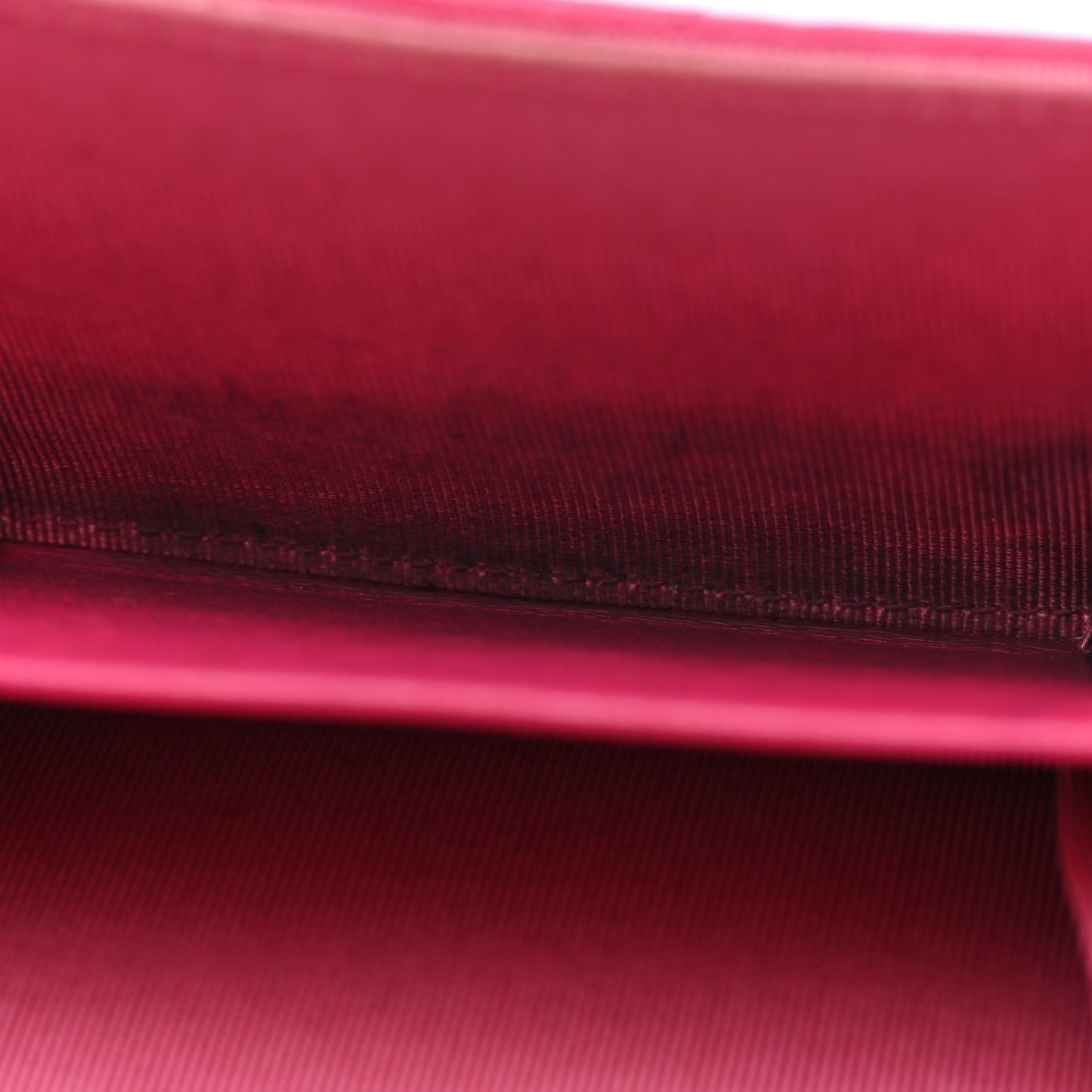 Lambskin Quilted Flap Card Holder Wallet Pink