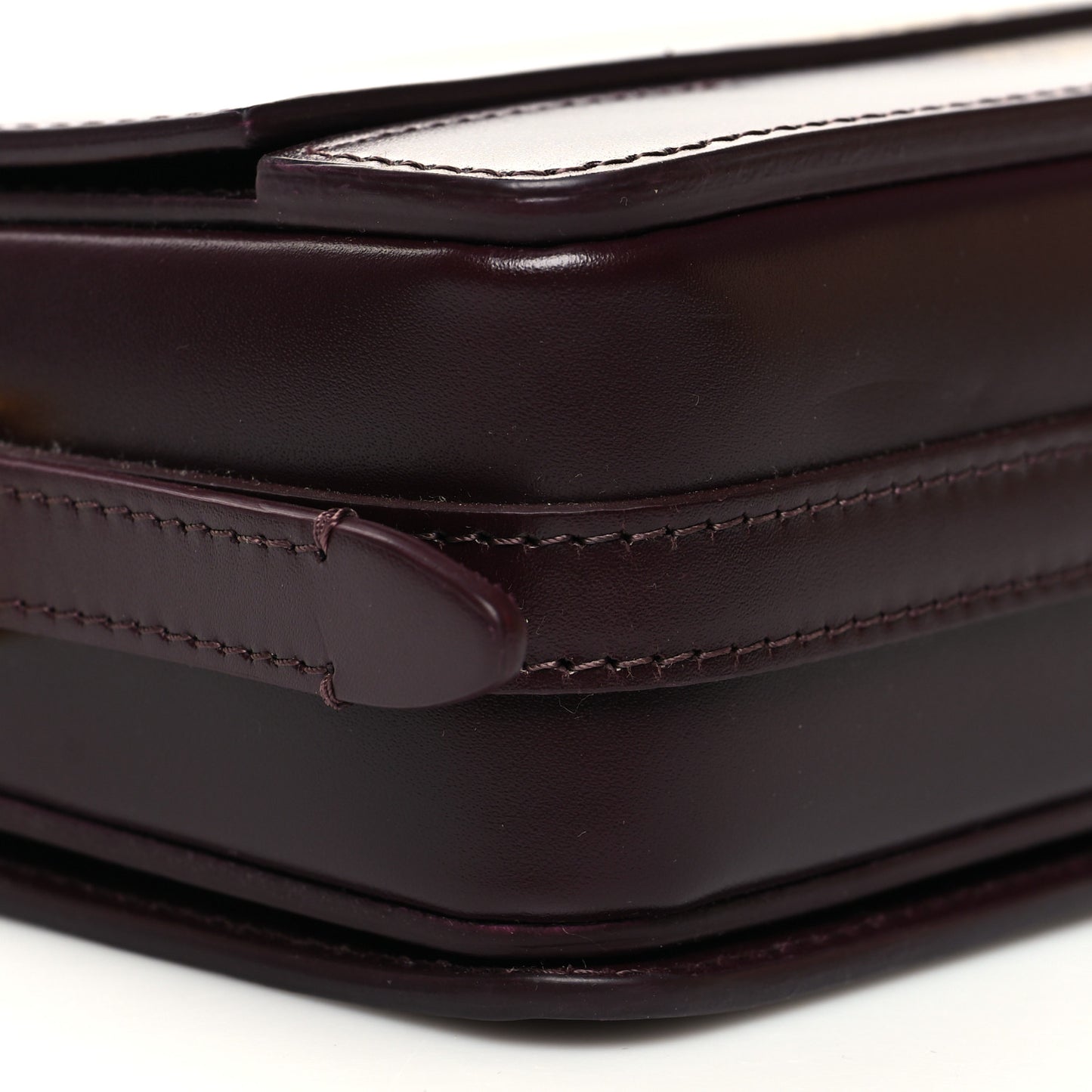 Smooth Calfskin Small Grace Bag Oxblood