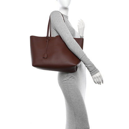 Saint Laurent Calfskin Large Shopping Tote Old Brandy 2 of 12