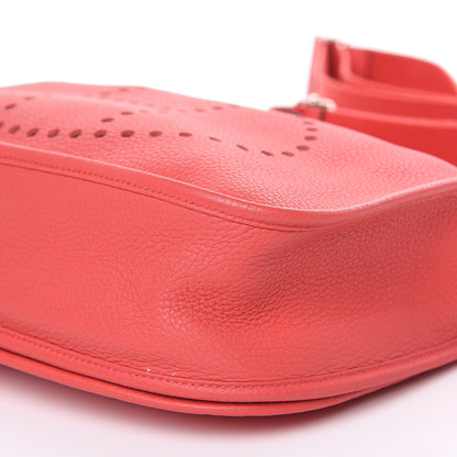 Hermes Taurillon Clemence Evelyne III GM Bougainvillea 11 of 11