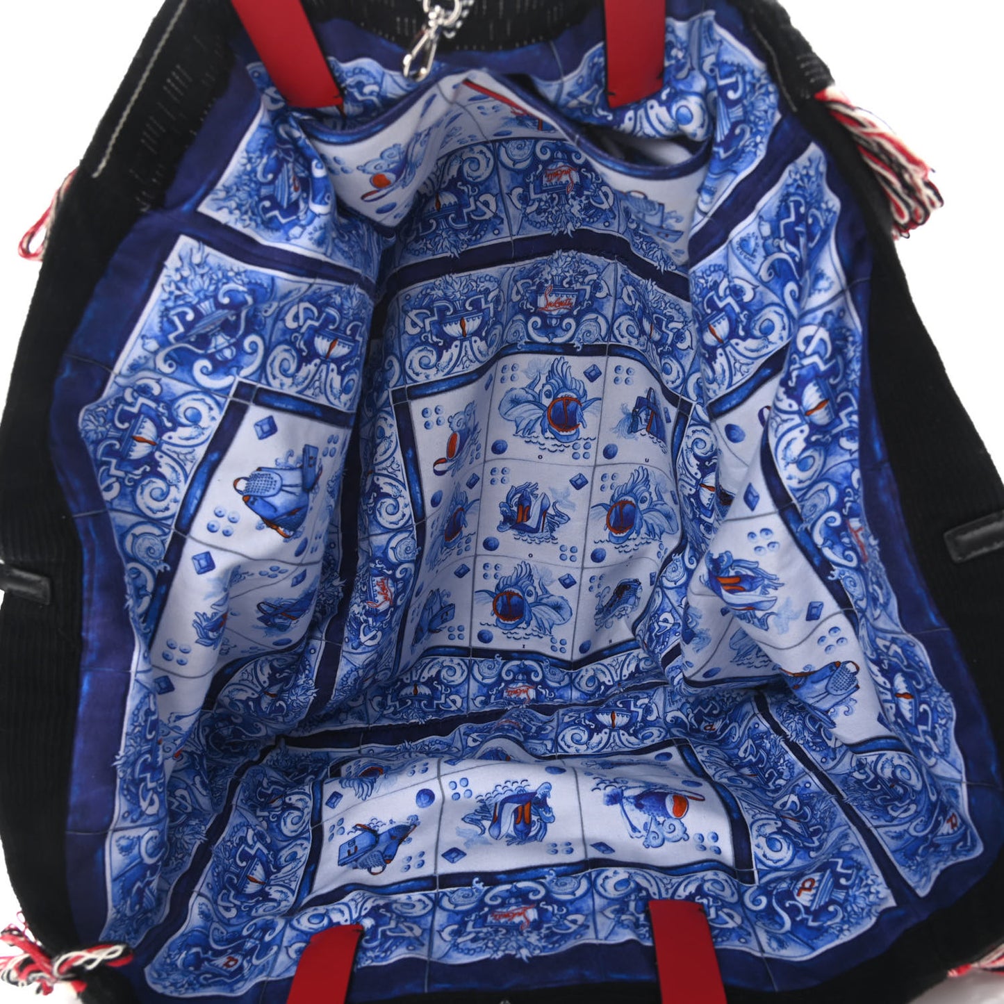 Cotton Embroidered Portugaba Black