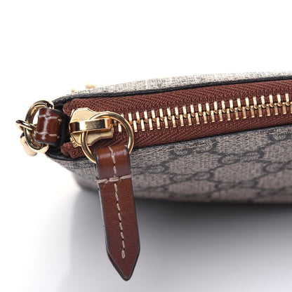 Gucci GG Supreme Monogram Wrist Wallet Brown 13 of 13