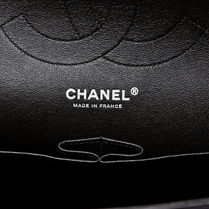 Chanel Lambskin Quilted Jumbo Tri-Color Double Flap Burgundy 5 of 19
