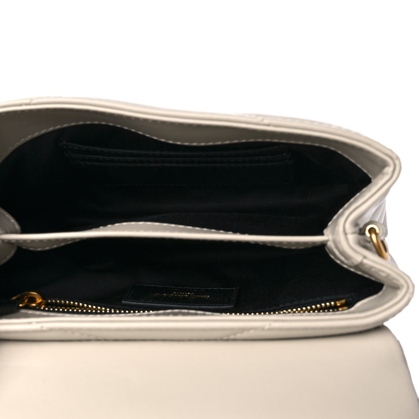 Calfskin Y Quilted Monogram Toy Loulou Crossbody Bag Crema Soft