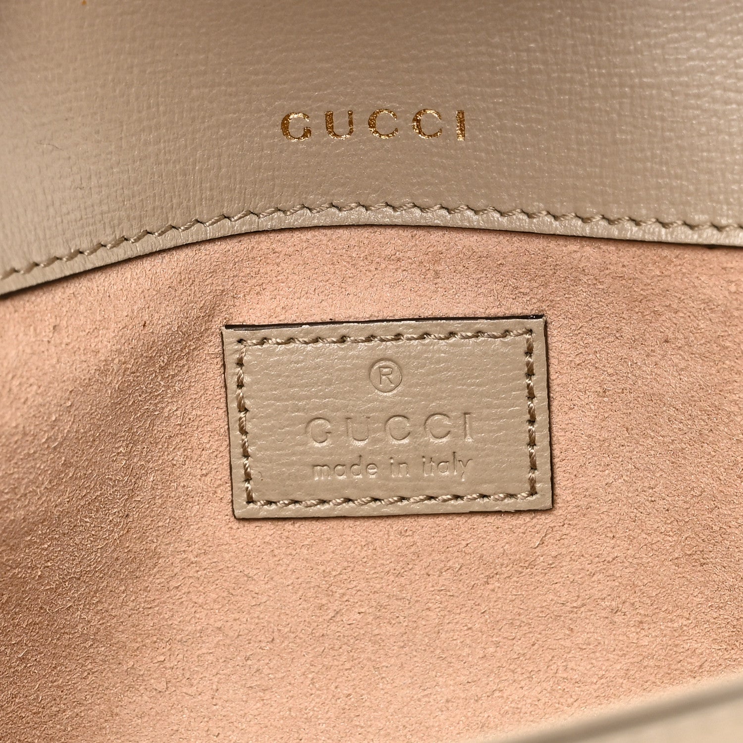 Gucci GG Supreme Monogram Small Horsebit 1955 Chain Shoulder Bag Beige Mystic White 6 of 10