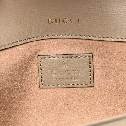 Gucci GG Supreme Monogram Small Horsebit 1955 Chain Shoulder Bag Beige Mystic White 6 of 10