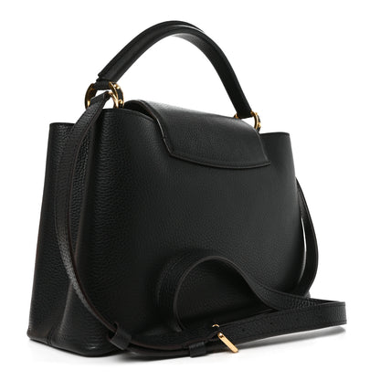 Louis Vuitton Taurillon Capucines PM Black 3 of 9