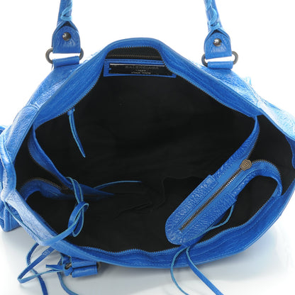 Balenciaga Agneau Classic Hardware City Bleu Lazuli 5 of 7