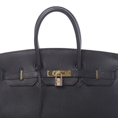 Hermes Togo Birkin 35 Black 8 of 17