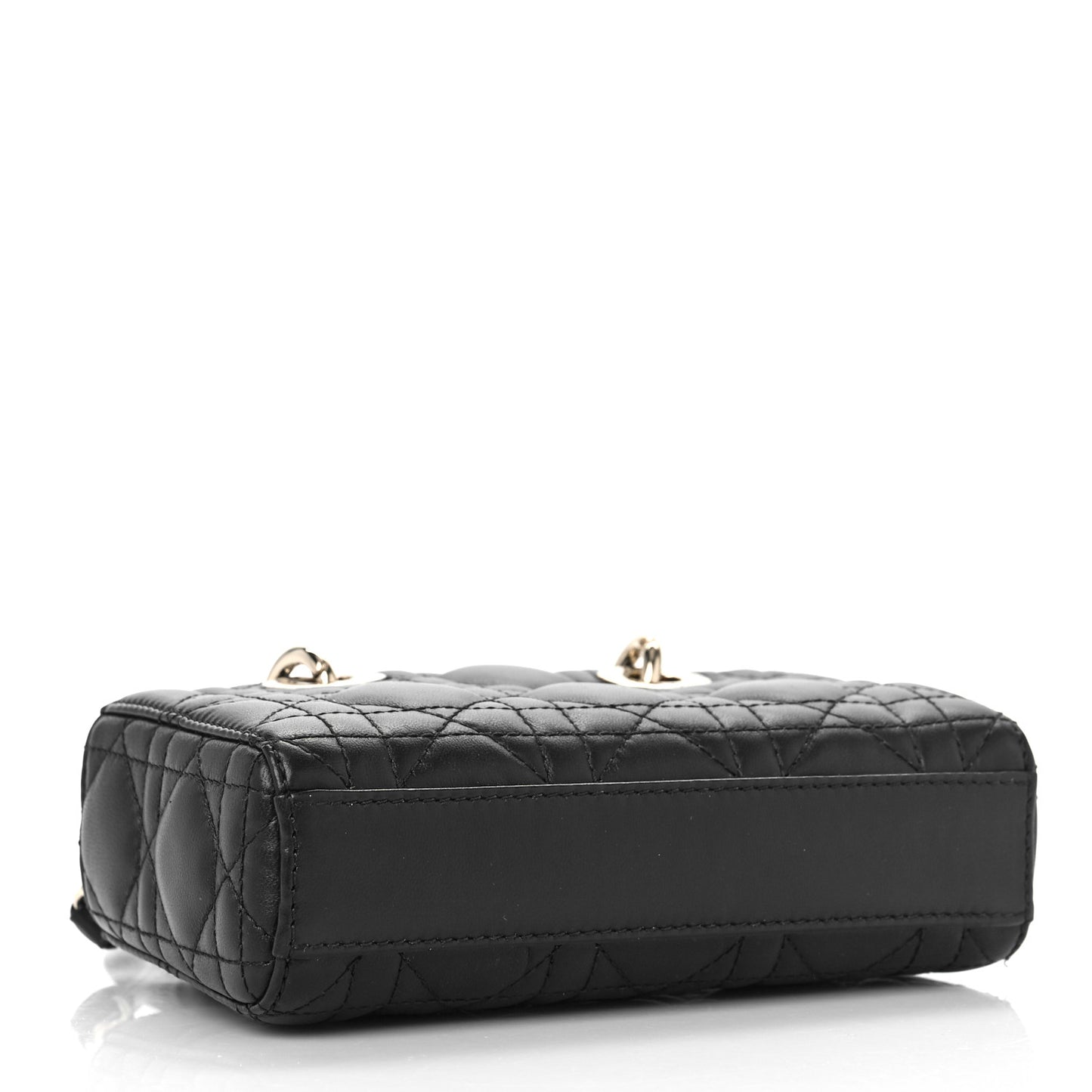 Lambskin Cannage Micro Lady D-Joy Black