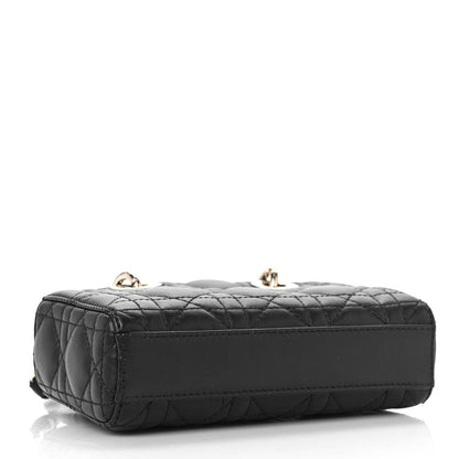 Christian Dior Lambskin Cannage Micro Lady D-Joy Black 4 of 9
