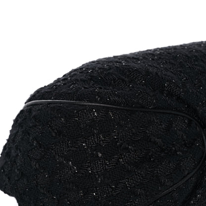 Chanel Tweed Boucle Knitting Bag Black 7 of 12