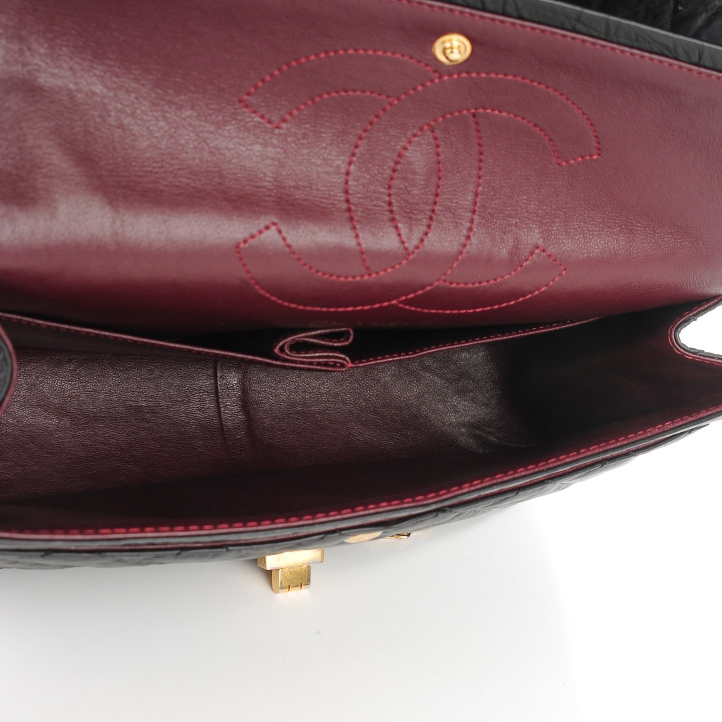 Aged Calfskin Quilted 2.55 Reissue 226 Flap Black
