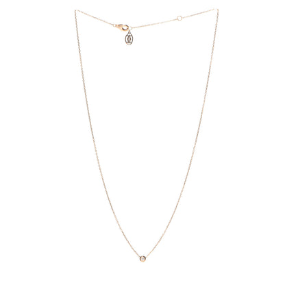 Cartier 18K Pink Gold Diamond XS D'Amour Pendant Necklace 3 of 5