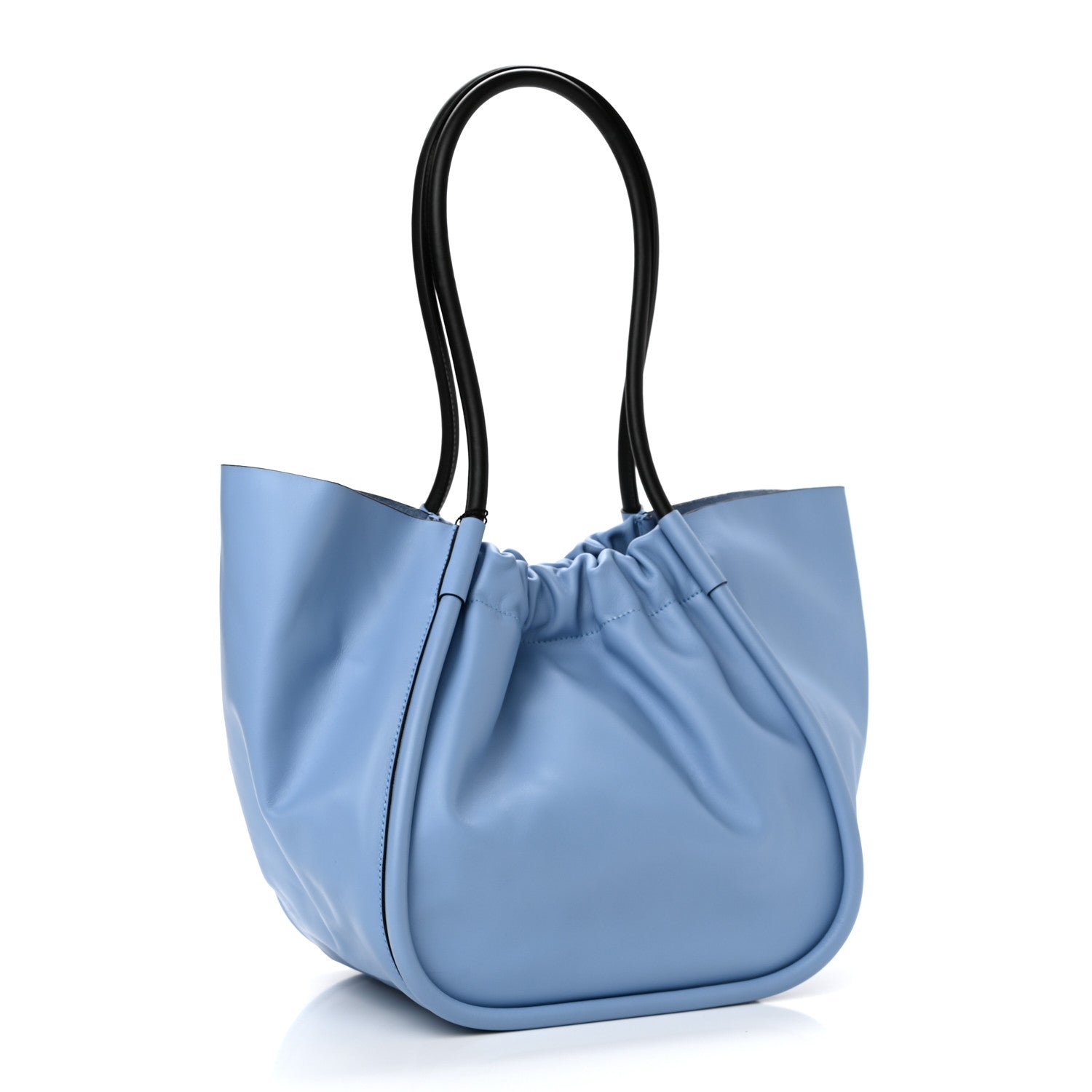 Proenza Schouler Calfskin Large Ruched Tote Sky Blue 3 of 10