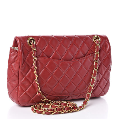 Chanel Lambskin Quilted Medium Cruise Charm Flap Red 3 of 10