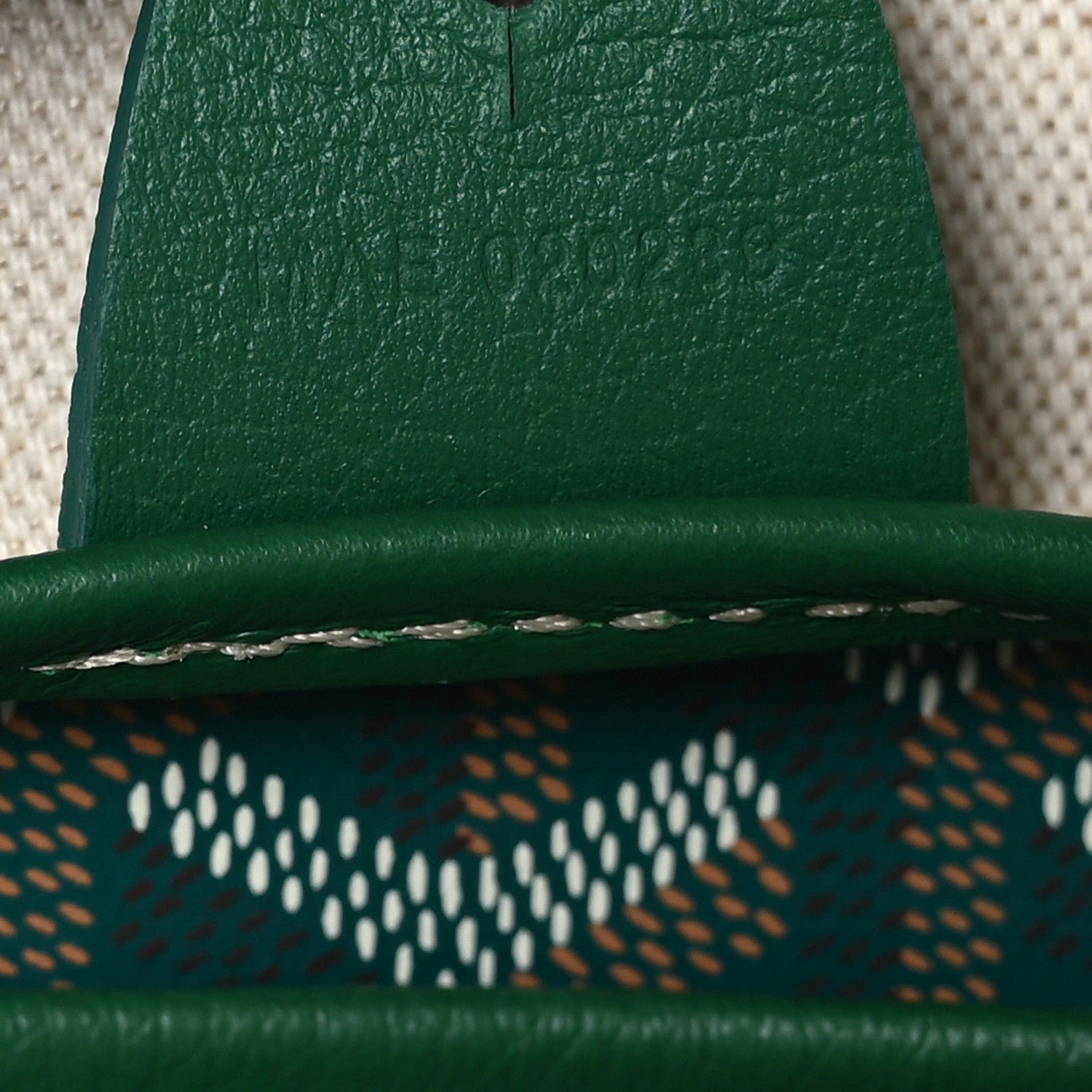 Goyard Goyardine Artois PM Green 7 of 11