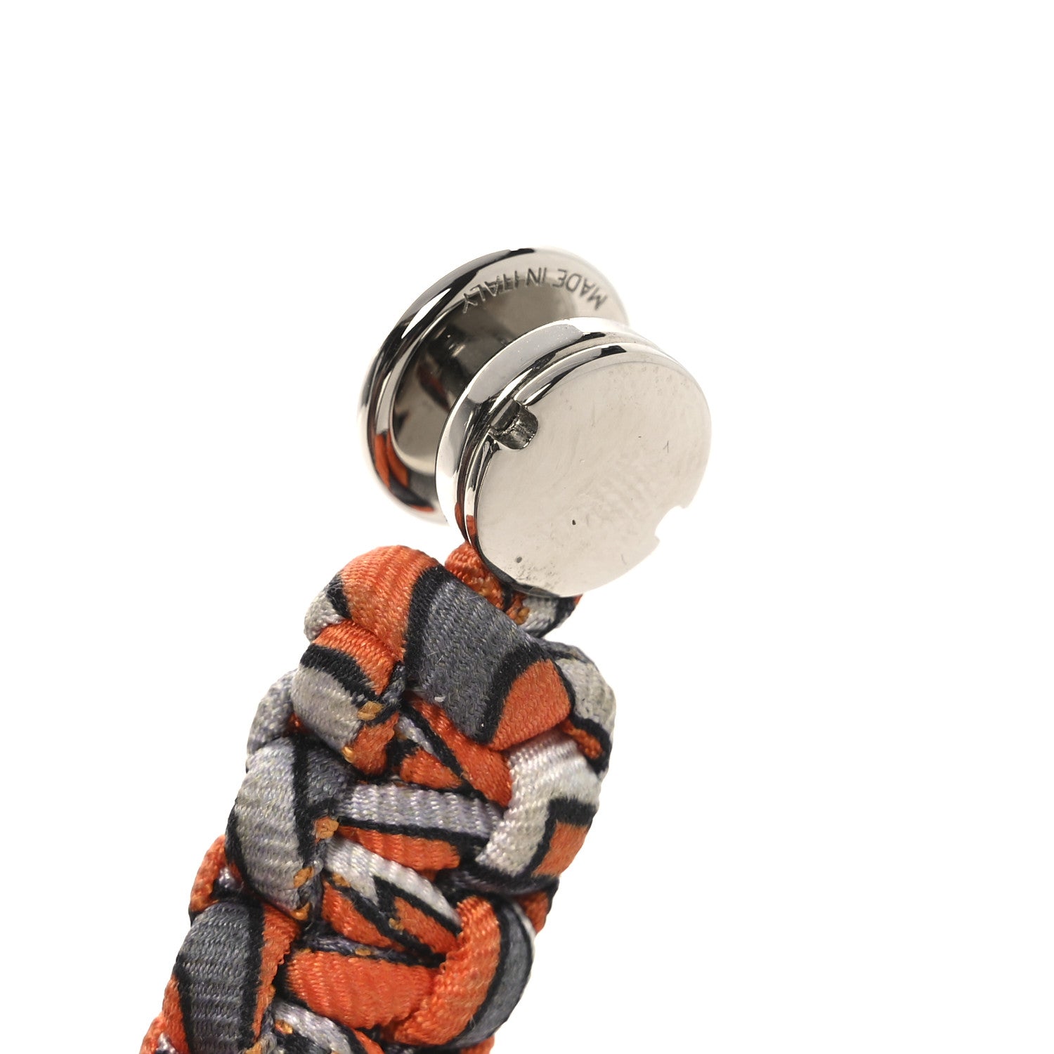 Hermes Silk Twill Kid Bracelet White Multicolor 4 of 4